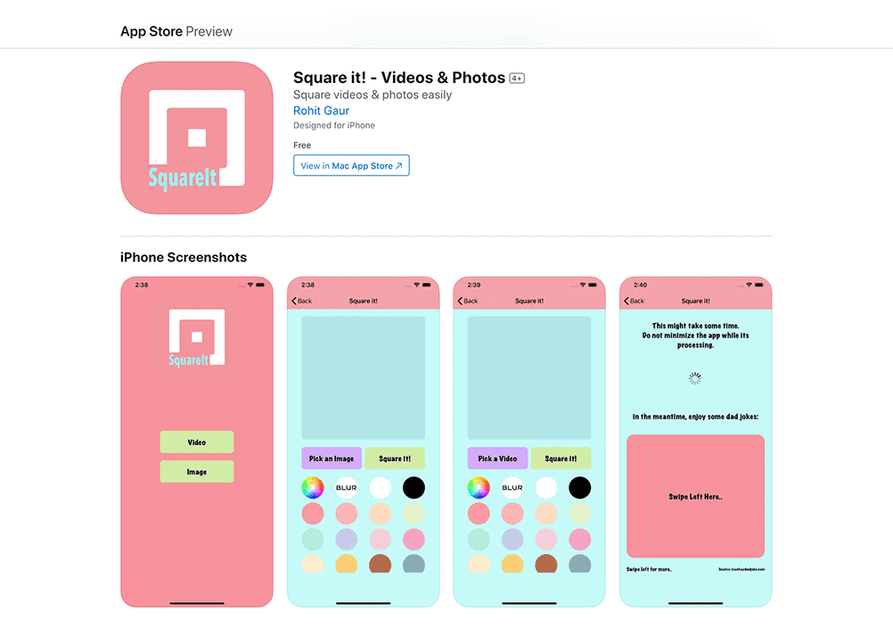 Square it! - Videos & Photos